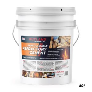 Castable Refractory Cement, 25 lb Pail