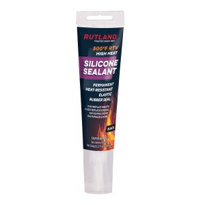 500 Deg F RTV High Heat Silicone Sealant, Black