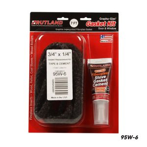 Grapho-Glass Stove Gaskets, 7' x 3/4" x 1/4" Flat