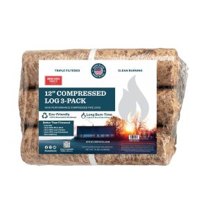 12-inch Compressed Log, 3-Pack