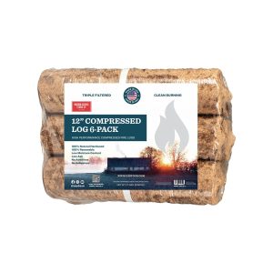 12-inch Compressed Log, 6-Pack