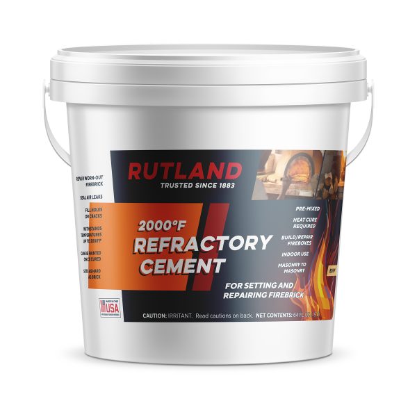 Rutland610_Refractory Cement, 64 fl oz. Tub