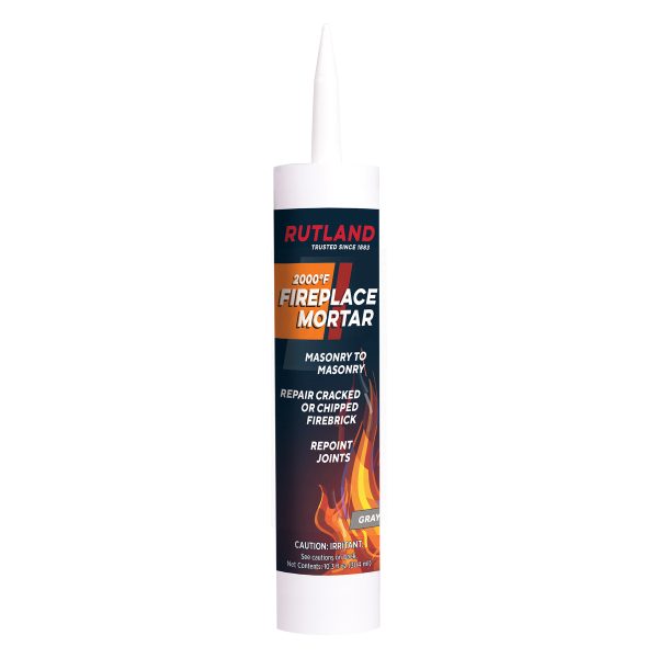 Rutland63G_Fireplace Mortar, Gray, 10.3 fl oz. Cartridge